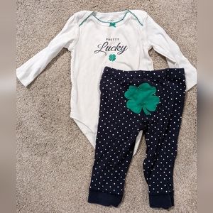 St. Patty's toddler outfit